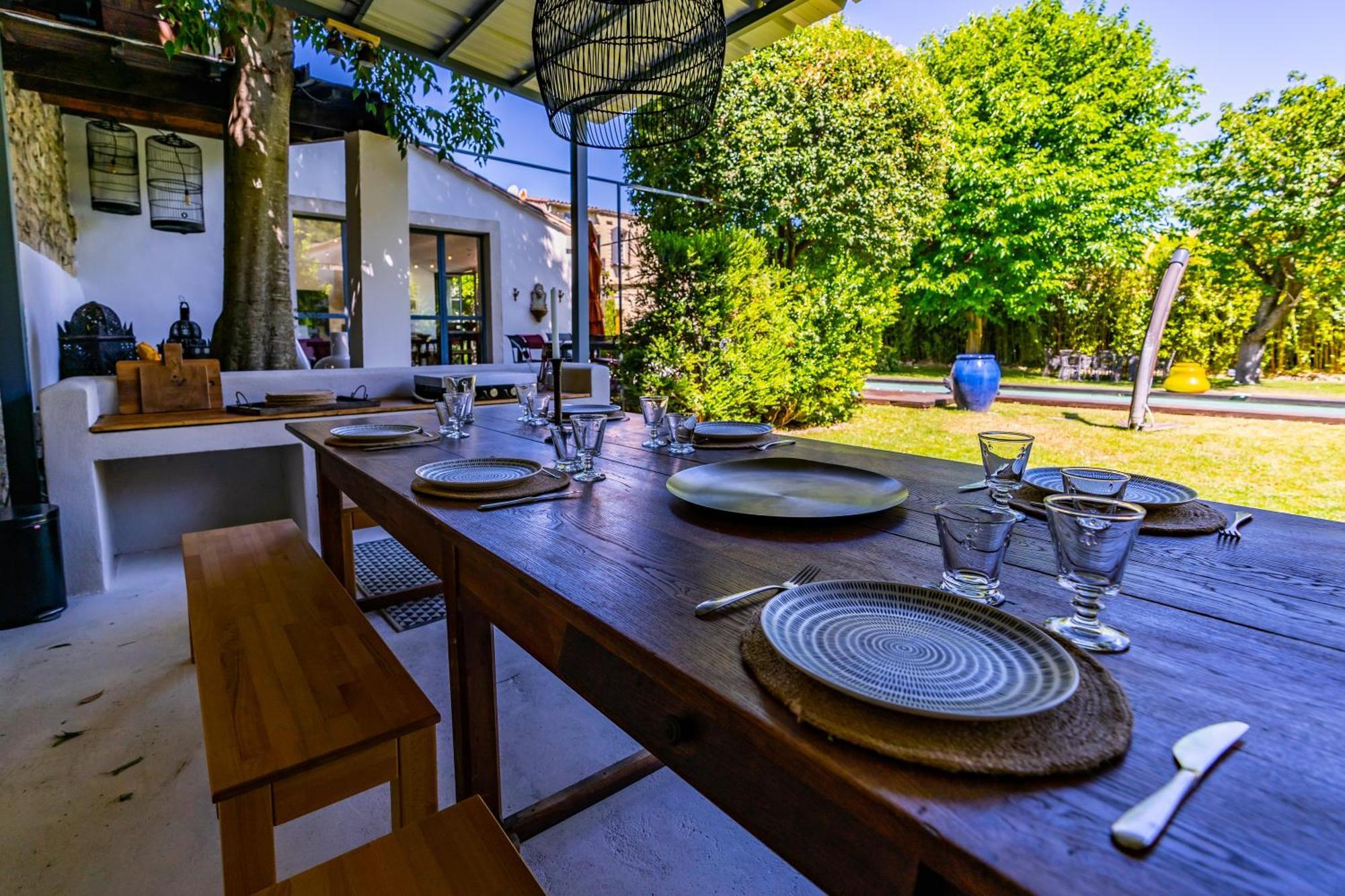 Mas Bleu Villa Sommieres Ngoại thất bức ảnh